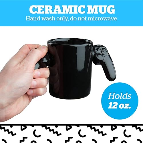 Miniatura 3 de BigMouth Inc Game Over, taza de cerámica, color negro