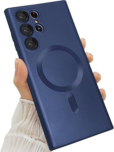 Miniatura 88 de Funda Magnética para Samsung Galaxy S25 Plus para Mujeres Hombres Niñas [Compatible con MagSafe] [Protector de Lente de Cámara] Mate Bonita Delgada
