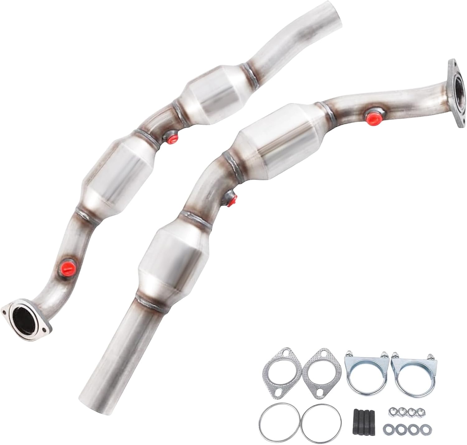 Exhaust Manifold Catalytic Converter Compatible with 2010 2011 Chevrolet Camaro 3.6L V6 Bank 1 and 2 Set (EPA Compliant)