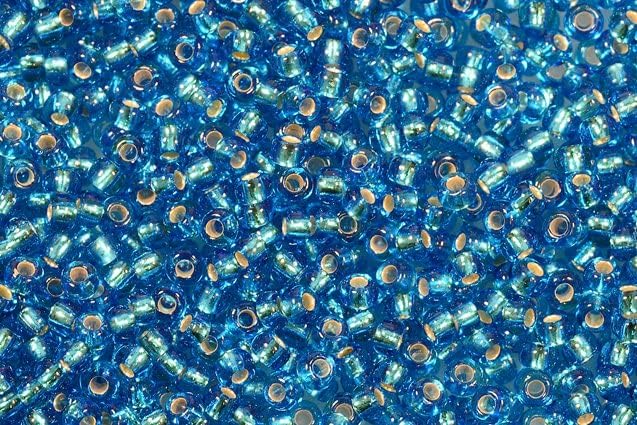 250g Round Rocailles Glass Seed Beads Preciosa Ornela Mix, Color: Brown, Bohemia Crystal Glass, Czechia 311 19 001