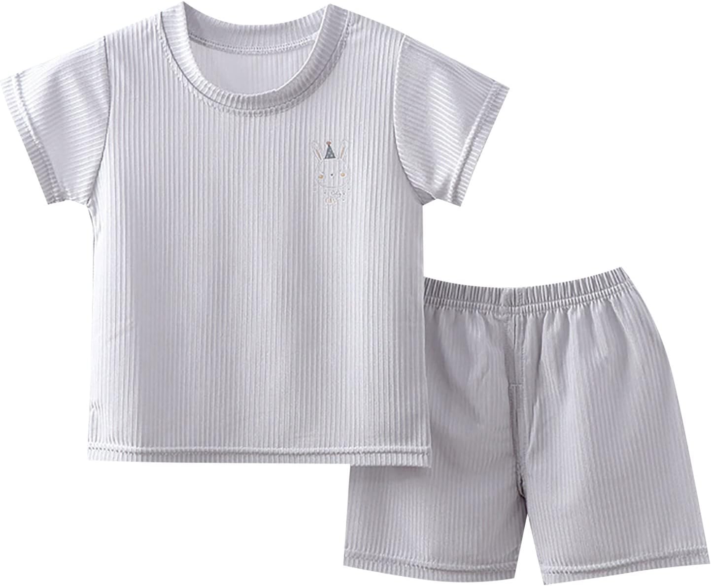 Baby Boys Clothes Toddler Summer Short Sleeve Cute Print T Shirts and Shorts Set Kids 2 Piece Outfits Casual Tracksuit Sets