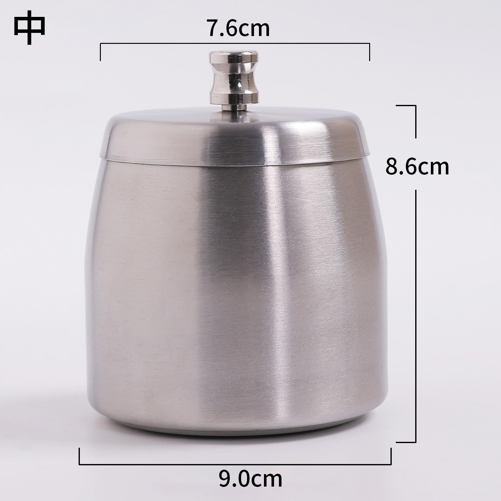 Amazon.co.jp: VVMONEタバコ用蓋付き灰皿、ステンレススチール製無煙