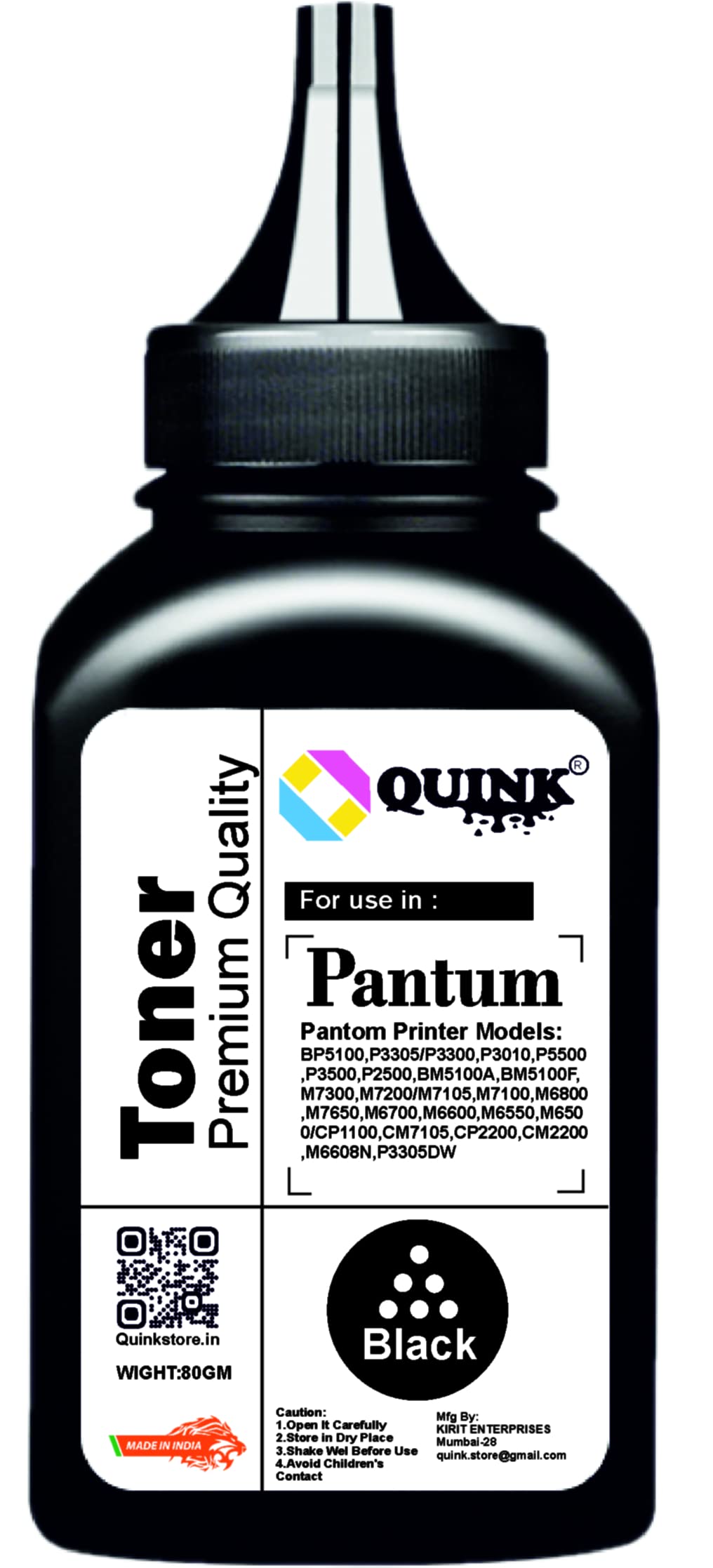 Refill Toner Powder for Pantum PC-210KEV Printer Refill Toner Powder for Use in Pantum Cartridge Black Ink Tone (QTP-PANTUM210)-image-4