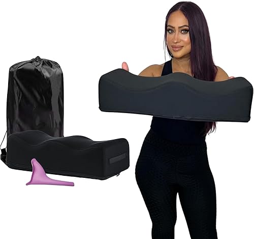 BBL - Cojín para levantamiento de glúteos para después de la cirugía, suave cojín para postcirugía BBL con bolsa de cordón, almohada para