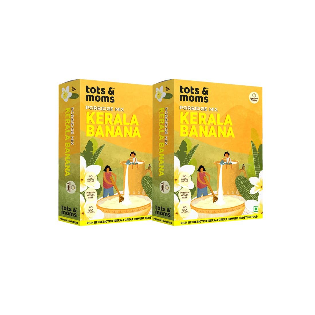 Tots & Moms Calcium Rich Raw Kerala Banana Powder for Kids 200g - No Salt No Sugar - Healthy Weight Gaining Food - No Preservatives 100% Natural Immune Booster | Pack of 2 (B0D7Q51JNX) Amazon Price History, Amazon Price Tracker