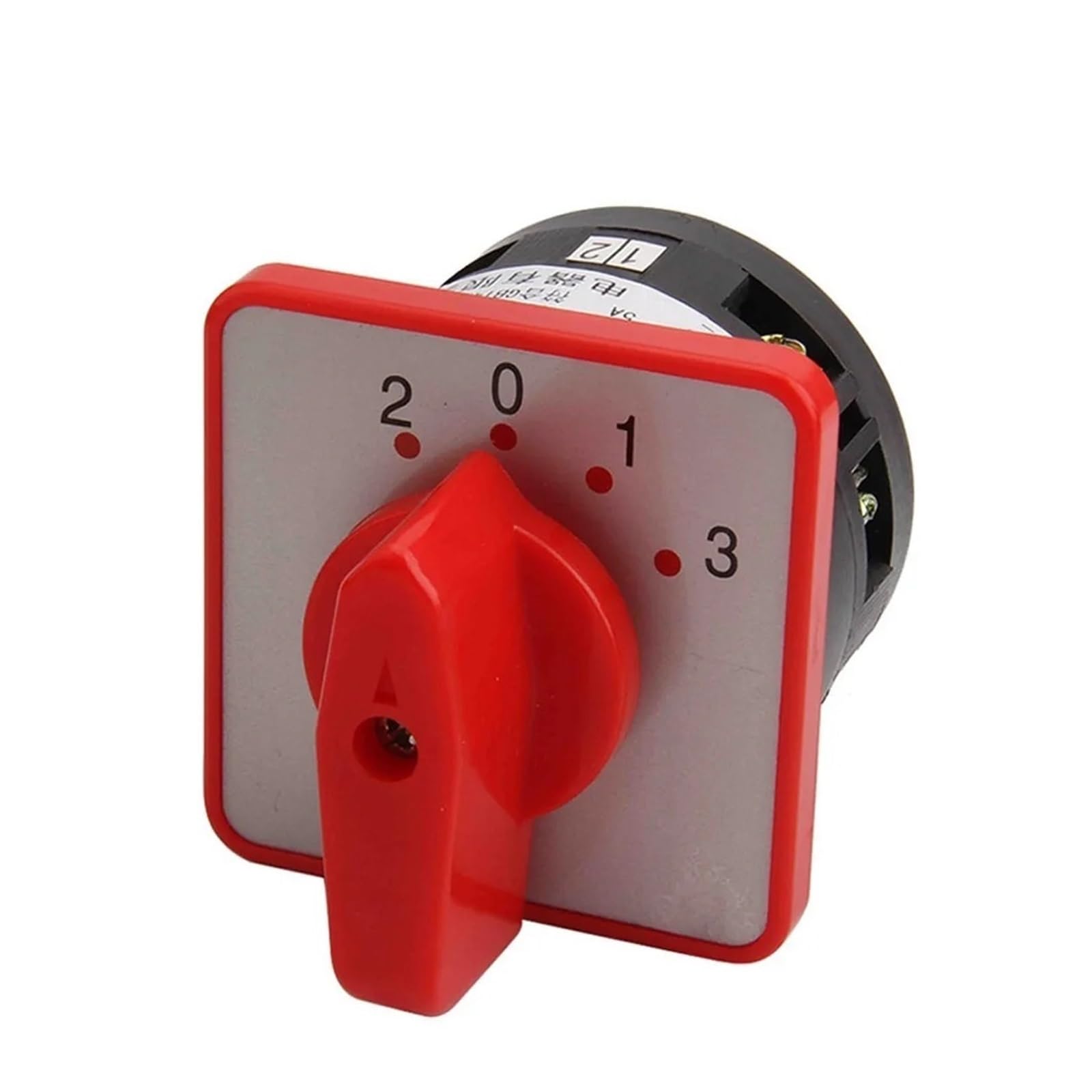 QRUYHBAJU LW6-1/C303 Panel Mount 5A 1 Pole 4 Position Control Motor Circuit Universal Changeover Rotary Cam Switch