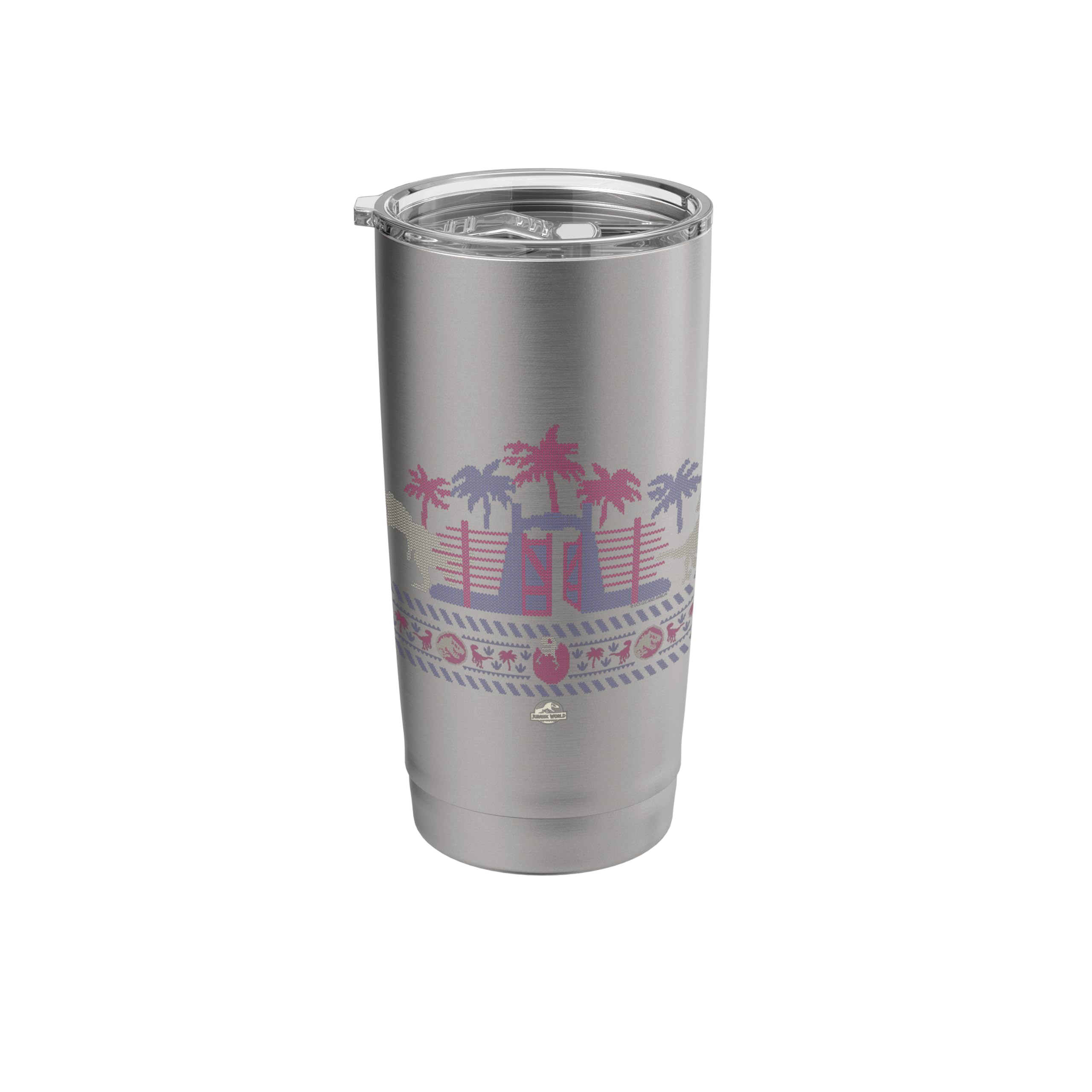 Jurassic World Gates Ugly Sweater Stainless Steel Insulated Tumbler