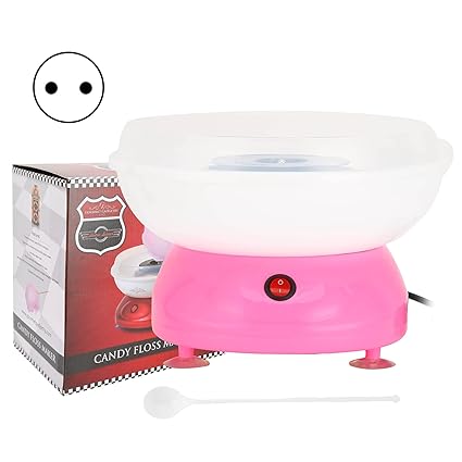 Mini Cotton Candy Floss Maker - Children DIY Full?Automatic Sugar Floss Making Machine, Home?Made Classic Vintage Candy Floss Maker Tool for Birthday Parties Family Outdoor Gathering(EU)