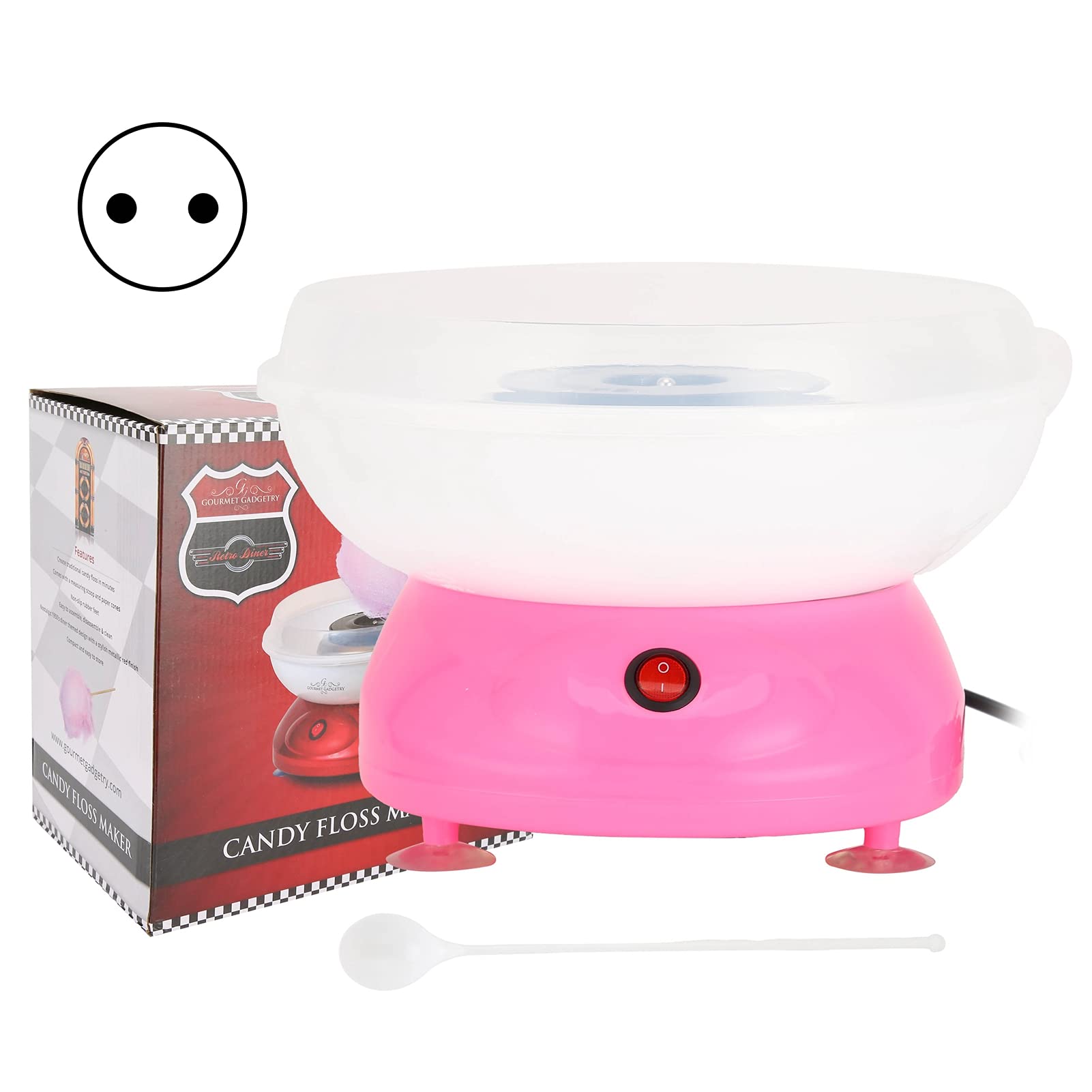 Mini Countertop Cotton Candy Floss Maker, Cotton Candy Machine Sugar Floss Maker Cotton Candy Maker Machine for Birthday Parties Family Outdoor(#1)-image-38