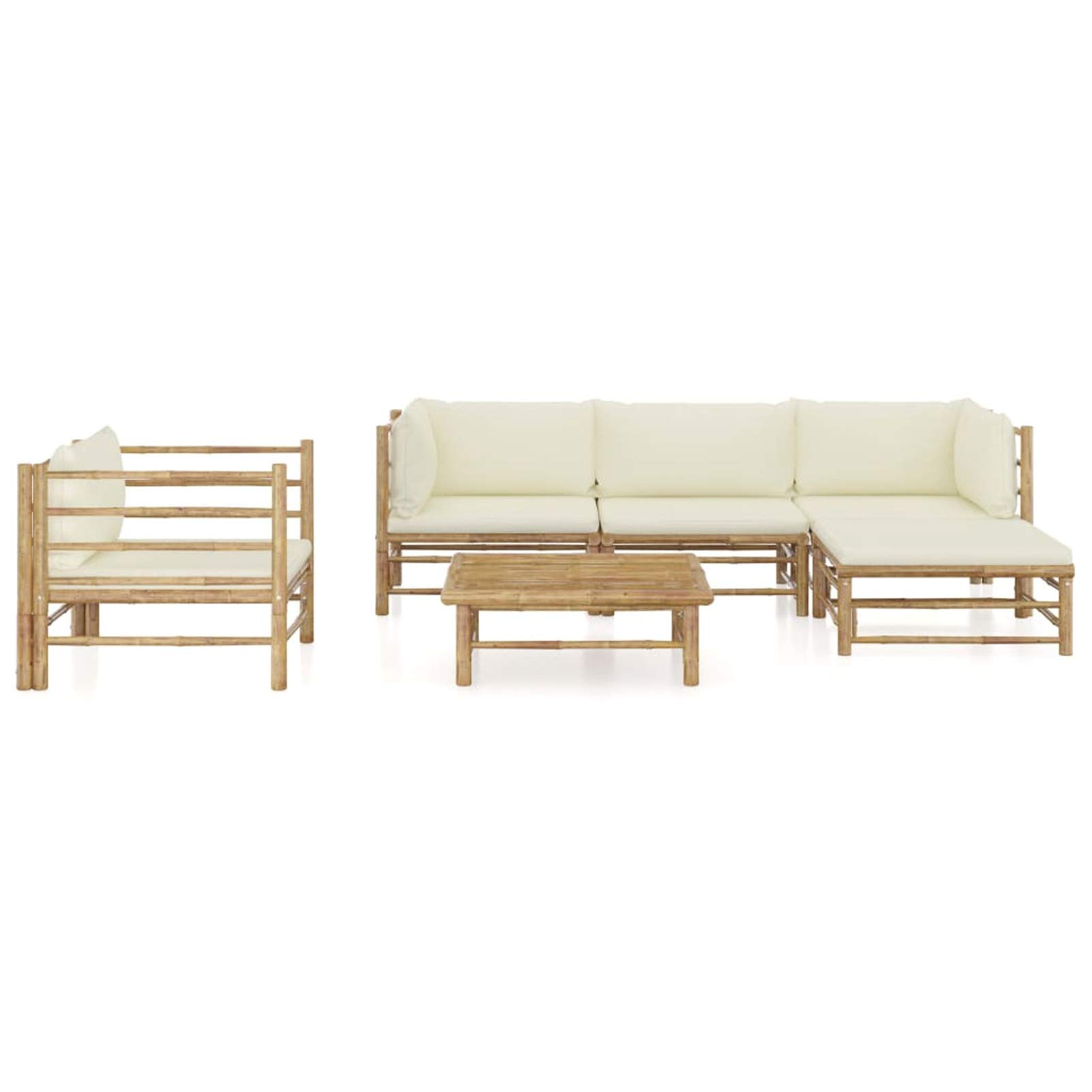 Set Divani Da Giardino 6 Pz | Set Salotto Da Giardino | Mobili Giardino In Legno Massello Abete Douglas Cfw80315 92203128