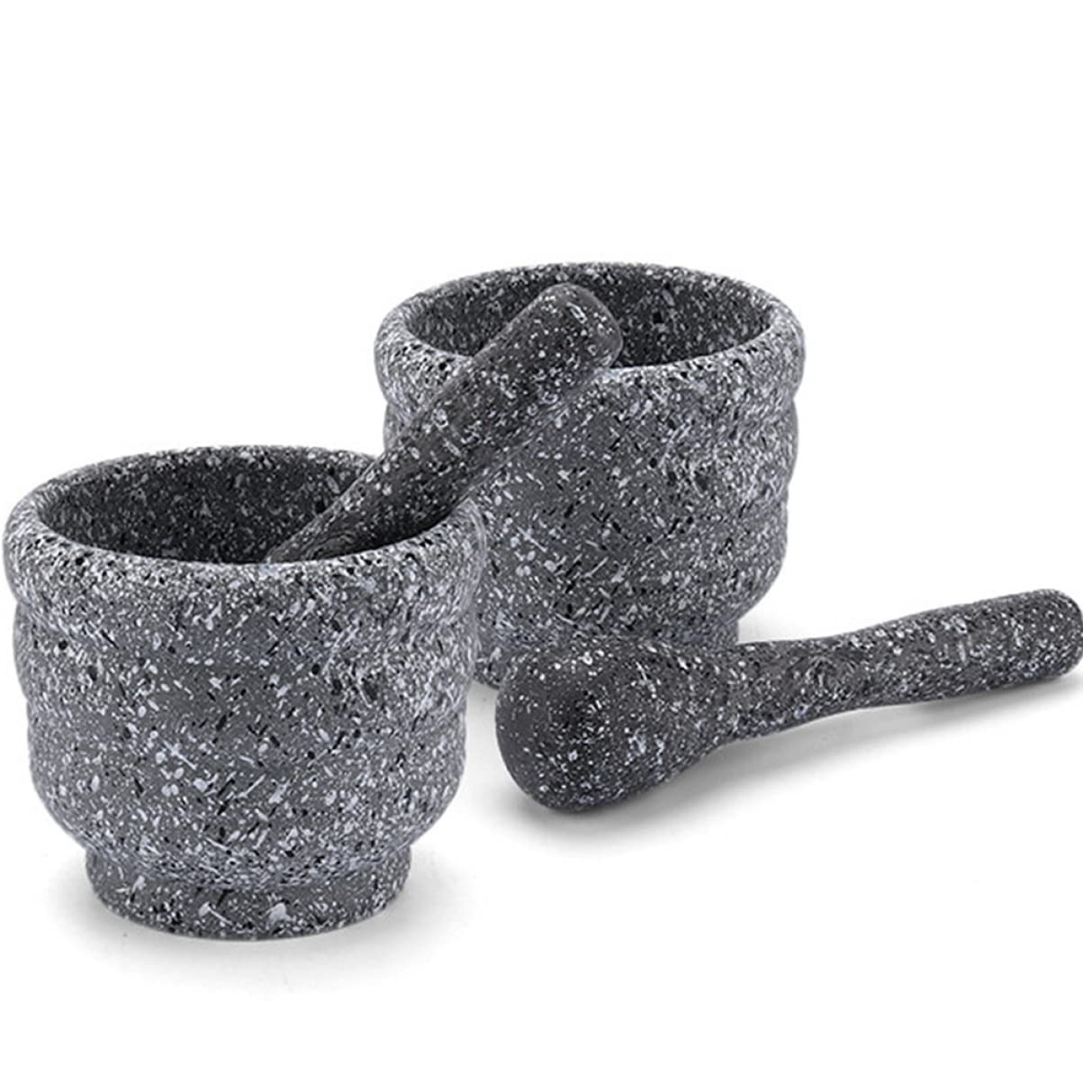 Ergonomic Granite and Pestle Set Sturdy for Long-time Use for Garlic Medicine and Spice Grinding Modern Kitchen Accessory