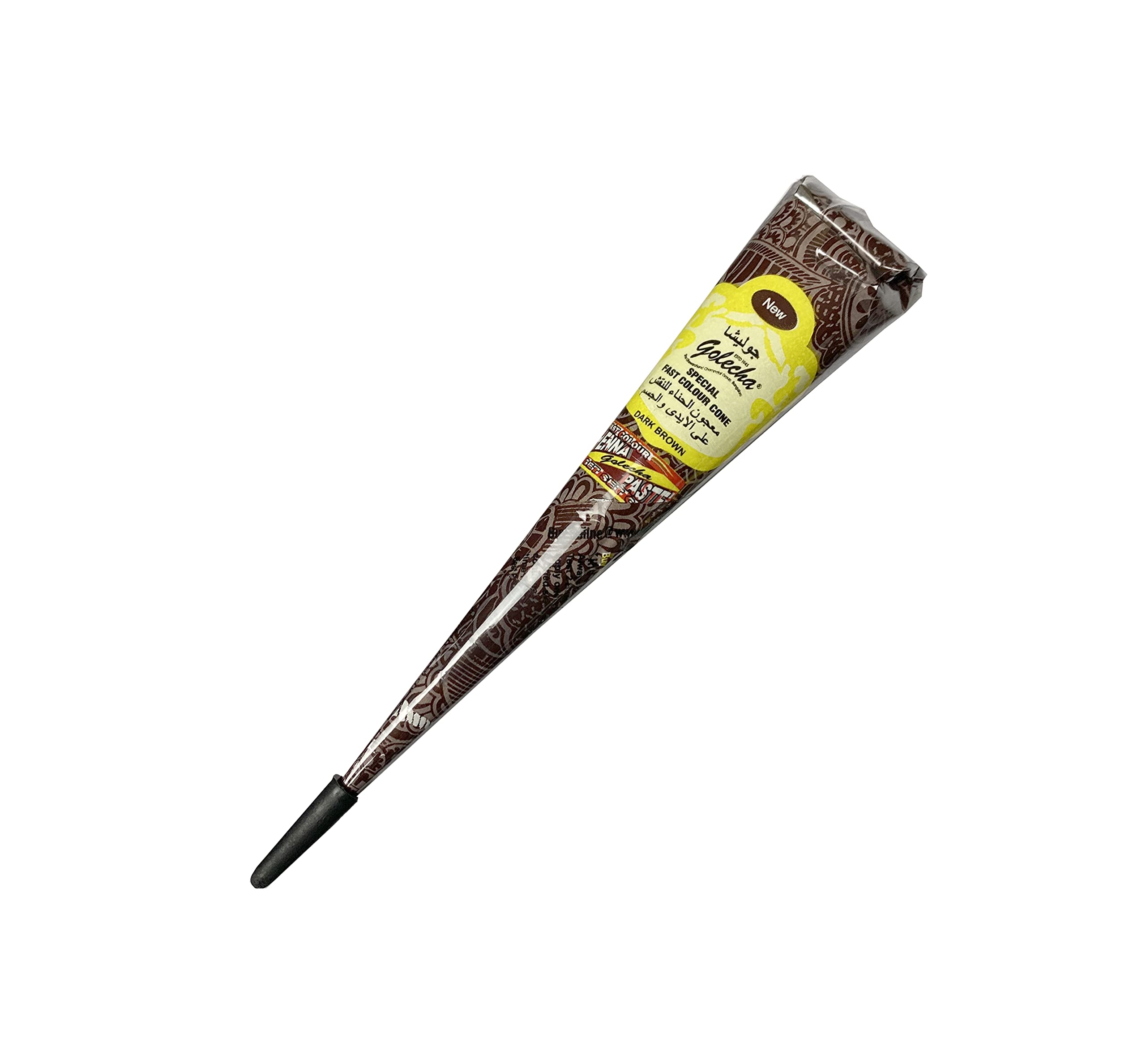JPR – 10 x Natural Mehndi Cones (wielokolorowe), bez mieszanki, halal Veg, przetestowane klinicznie i certyfikowane – do tymczasowego designu tatuażu Bodyart (duże stożki) 250 g + kartka pocztowa SRK