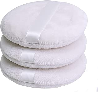 Topwon 4 Inch Powder Puff,Washable Large Body Puff,Soft & Furry - 3Pcs - coolthings.us