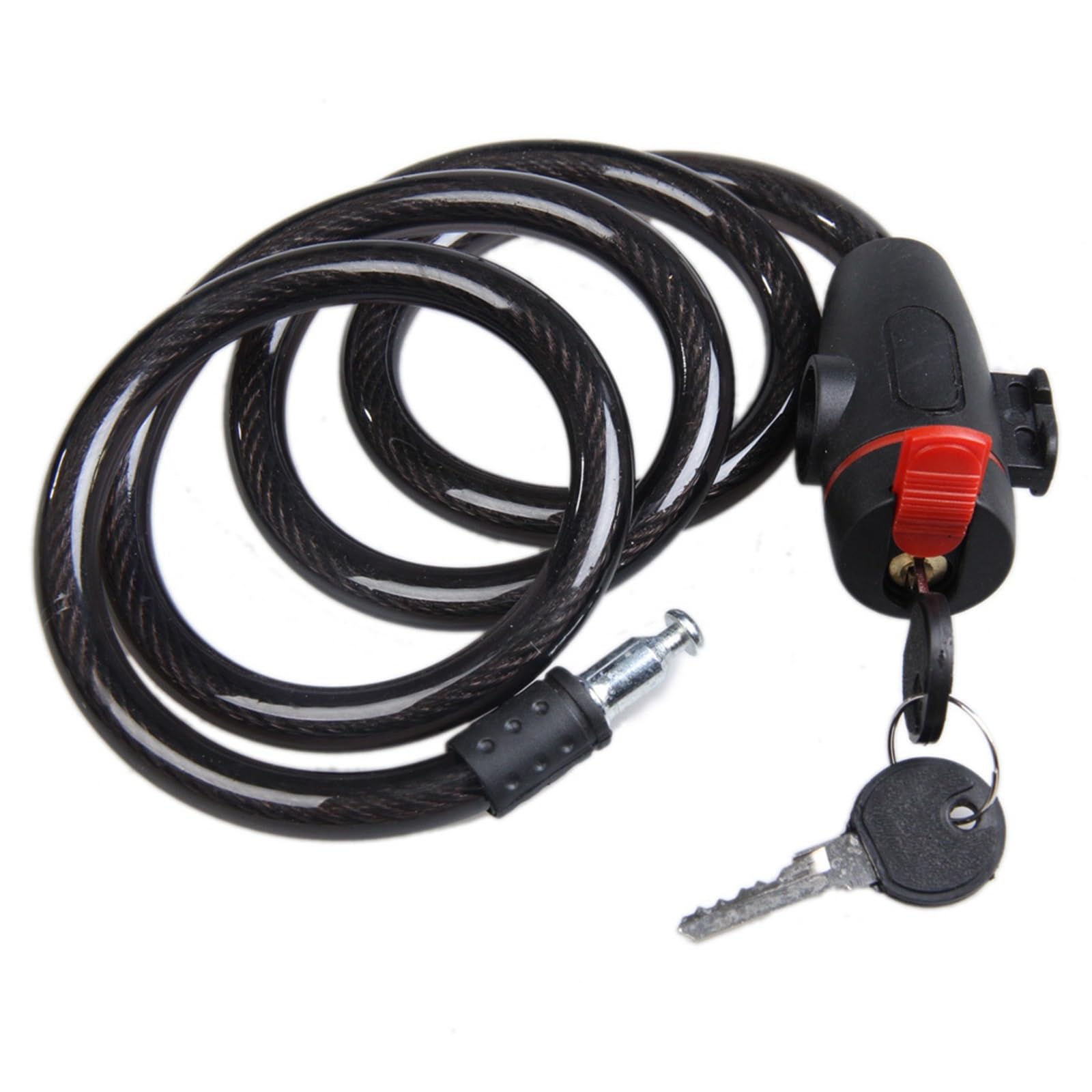Chain Lock Universal Anti-Theft Steel Coil Cable Motorcycle Lock with Key Motorbike Lock
