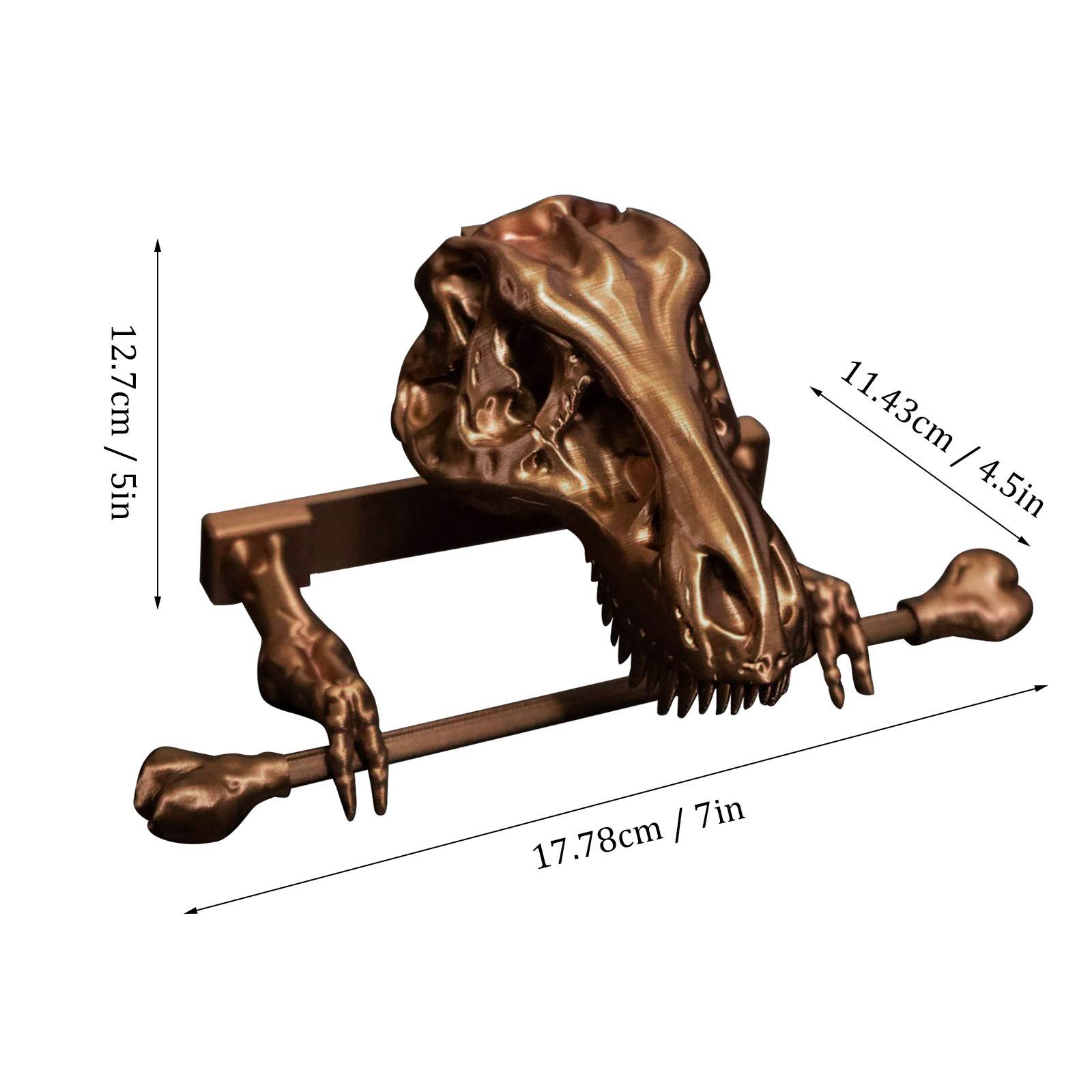 Porte-Rouleau De Papier Toilette Mural 3D En Forme De Dinosaure