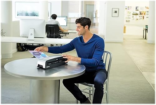 Miniatura 9 de Fellowes Neptune 3 125 Laminadora con 10 bolsas, 12.5 pulgadas (5721401), plata, negro