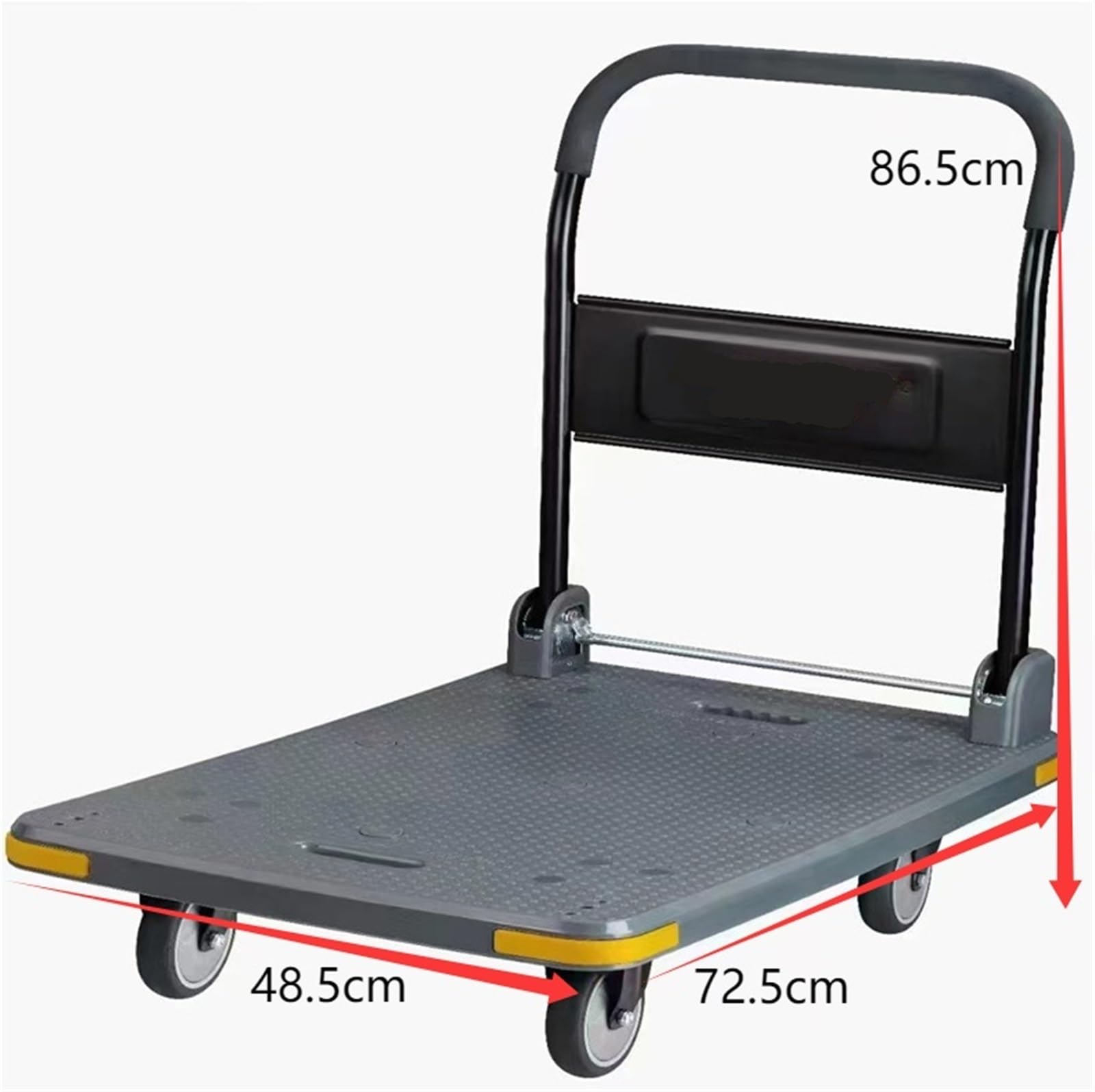 Transportkarre Hubwagen Plattformwagen Handkarre Klappbar 150 KG Tragkraft Transporthilfe