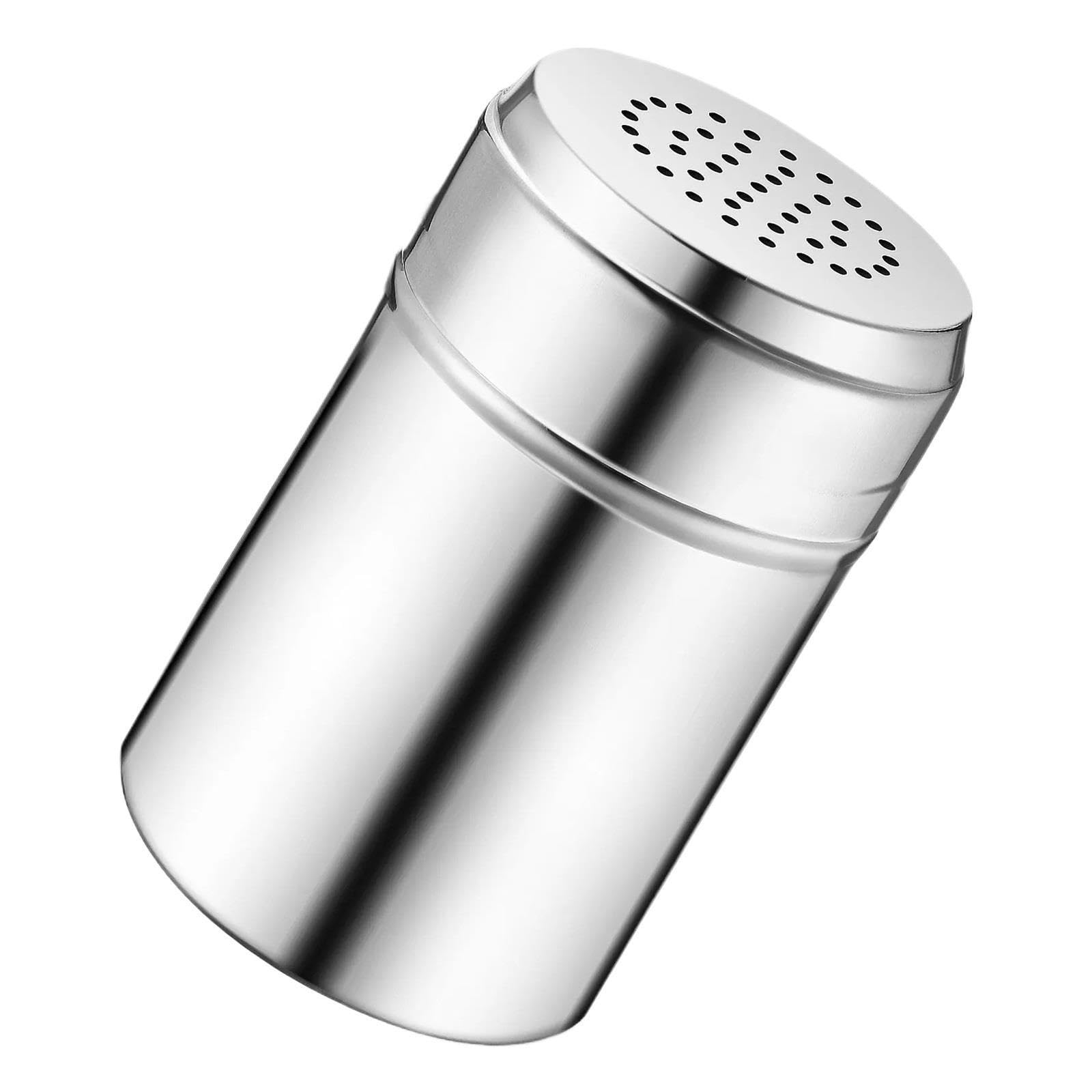 Botella de condimento Acero Inoxidable Resistente 4 Piezas para Casa | Coctelera de especias, recipiente for sal, pimentero, dispensador de azúcar, utensilio de cocina