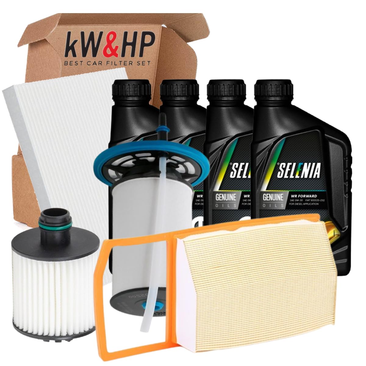 Kit Tagliando Olio Selenia 5w30 Fiat Punto - Ricambi Auto SMC - Foto 11