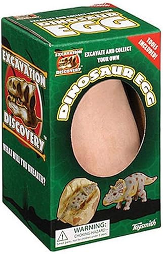 Toysmith Juguete de excavación de huevos de dinosaurio