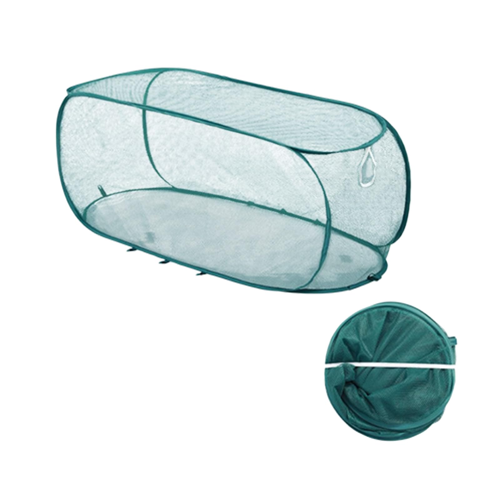 Foldable Plant Protective Netting Raised Bed with Ground Stakes Garden Row Covers Bird Control Plant Cage Vegetable Garden Shelter