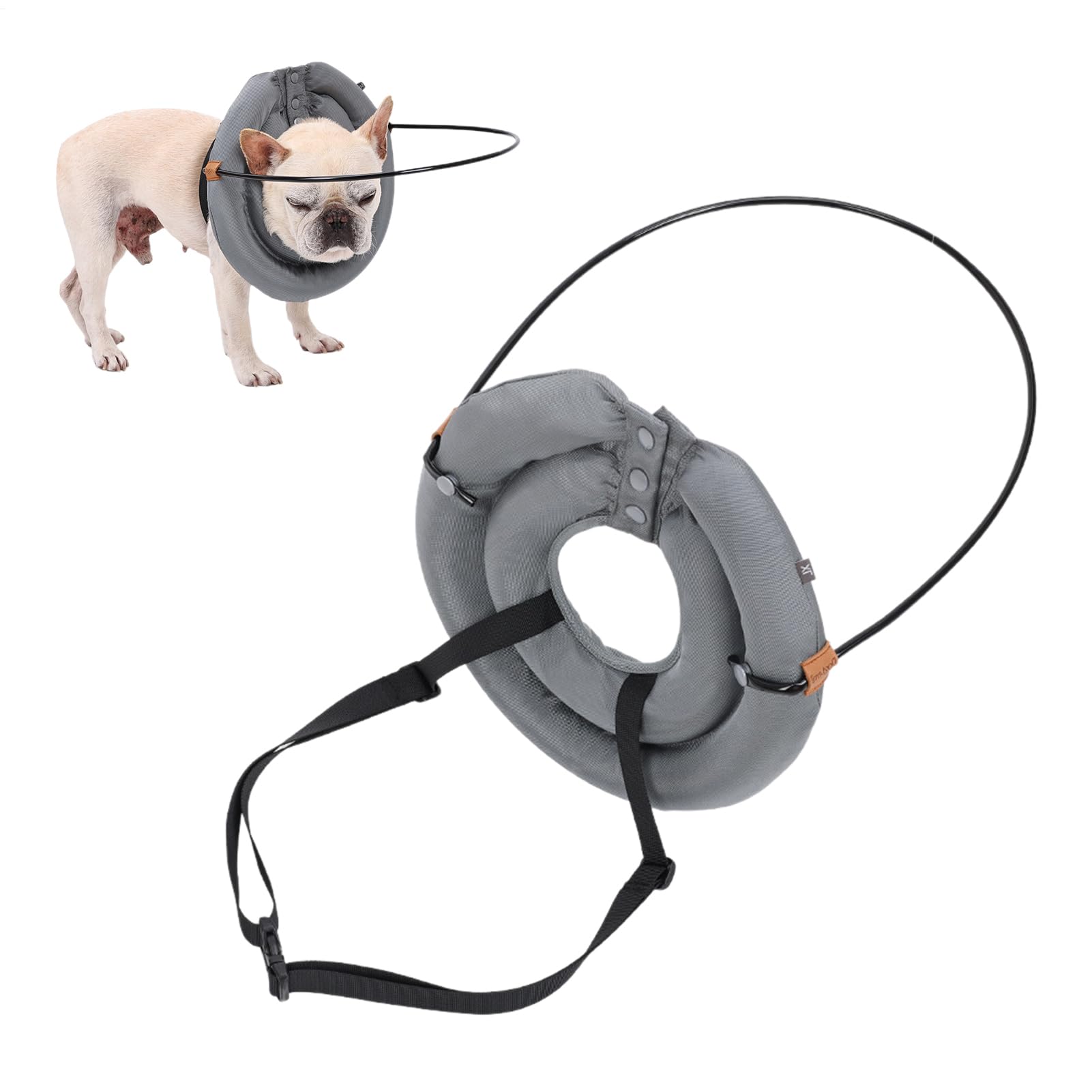Blind Dog Bumper Guard, Anti Collision Ring, Pet Prevent Collision Collar,Adjustable Protective Halo Device, Eye Protection, Pet Supplies For Blind Small Dog & Cat, Vision Impairment Pets