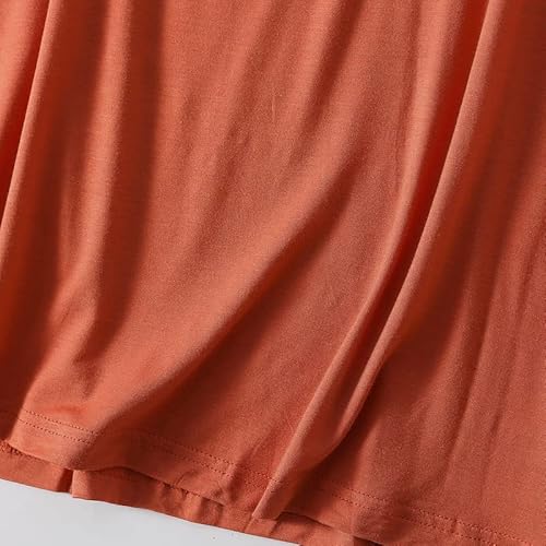 Women’s Pajama Set Sleepwear Short Sleeve Tops With Capri Pants Lounge Set Sy168-Caramel-2Xl #TOP4