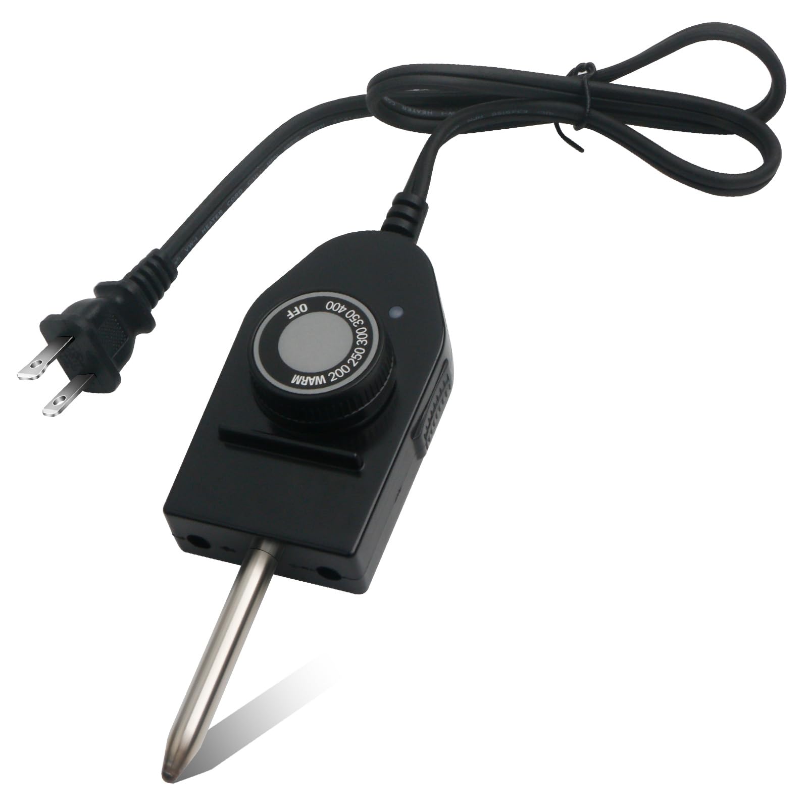 06900 - Cable de termostato de control de temperatura para sartenes eléctricas Presto, parrillas de 1 y 3/8 pulgadas, espaciado entre terminales, control de sonda de calor eléctrico 125V10A