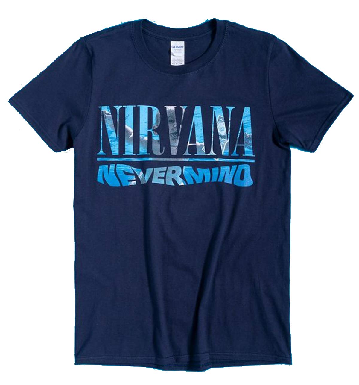 Rock Off Officially Licensed Products Men's Blue Nirvana Nevermind Official Tee T-Shirt Unisex (Small)