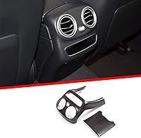 Vista 9 de YIWANG ABS para Mercedes Benz Clase C W205 2019 2020 Fila trasera de automóvil Aire acondicionado Ventilación Marcos Accesorios