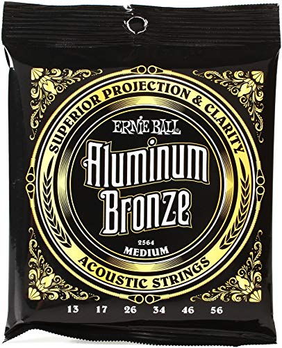 Ernie Ball Medium Aluminum Bronze Acoustic Guitar Strings