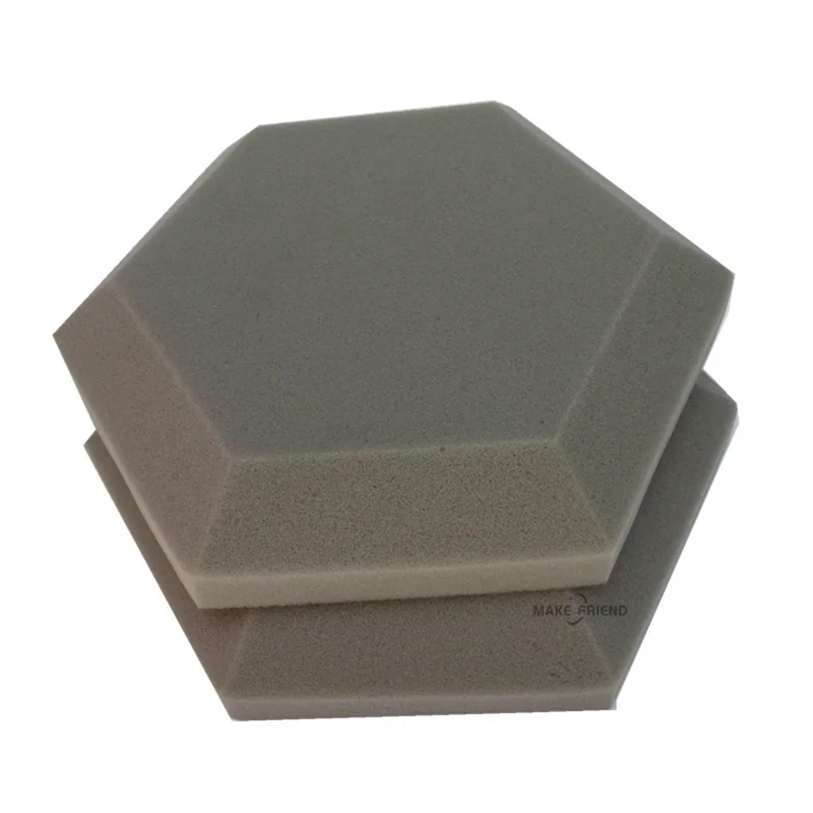 Panel Acustico Paneles de espuma absorbentes esponja insonorizantes for salas música estudio para Oficinas(GRAY,12pcs)