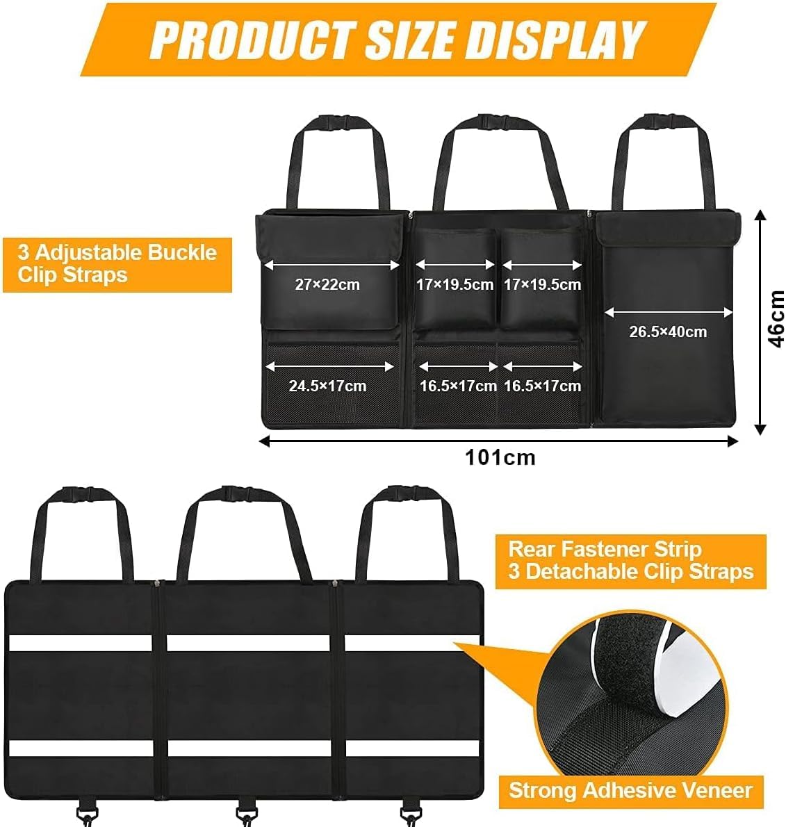 1 Pezzi Organizer Auto per Mercedes-Benz A-Class B-Class C-Class CLA