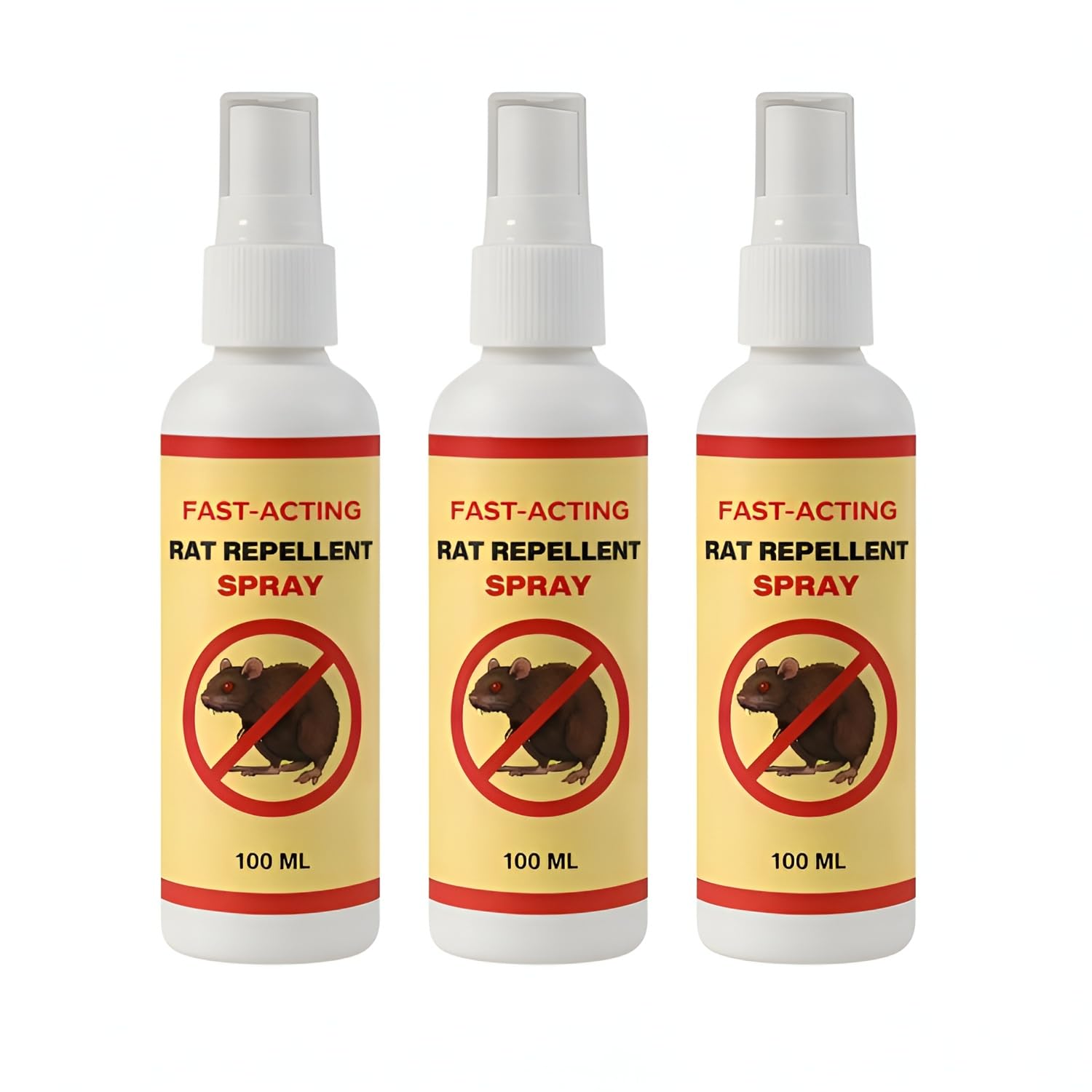 Fast Acting Rat Repellent Spray 3x100 ML Each | for Home, Kitchen, Store Room & Office | Keeps Rats Away | Easy to Use Indoor Pest Control Spray-picture-12