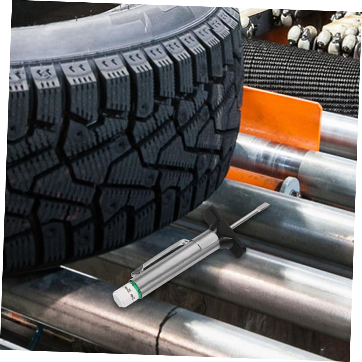 Precise Car Tread Depth Gauge Tool 0-25mm Auto Tire Gauge Depth for Mechanics Car Owners