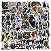 Produktbild 50 PCS Kunst Bären Aufkleber,Vinyl Wasserdicht Aufkleber für DIY Laptop Gepäck Kühlschrank Skateboard Auto Motorrad Fahrrad Phone Dekor Graffiti Aufkleber,Art Bear Stickers Set