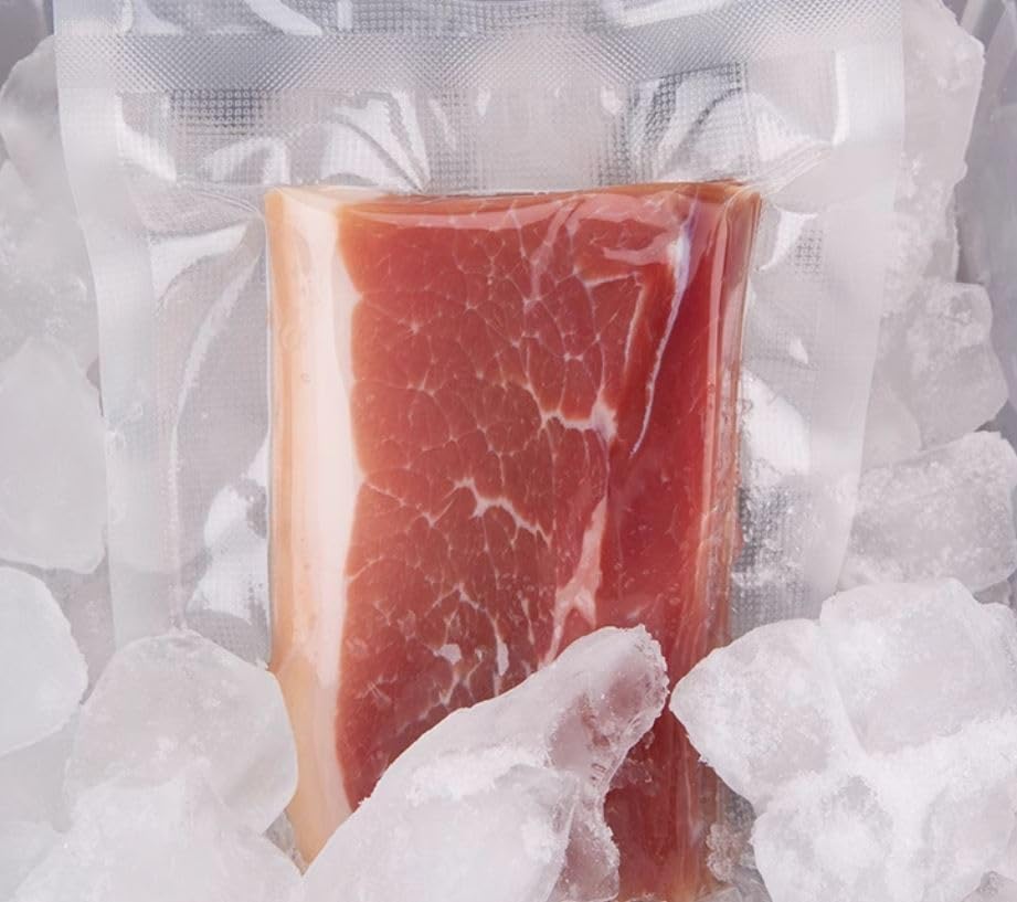 Miniatura 5 de Bolsas selladoras de alimentos al vacío medianas de 8 x 12 pulgadas, precortadas, transparentes, de grado comercial, sin BPA, resistentes,