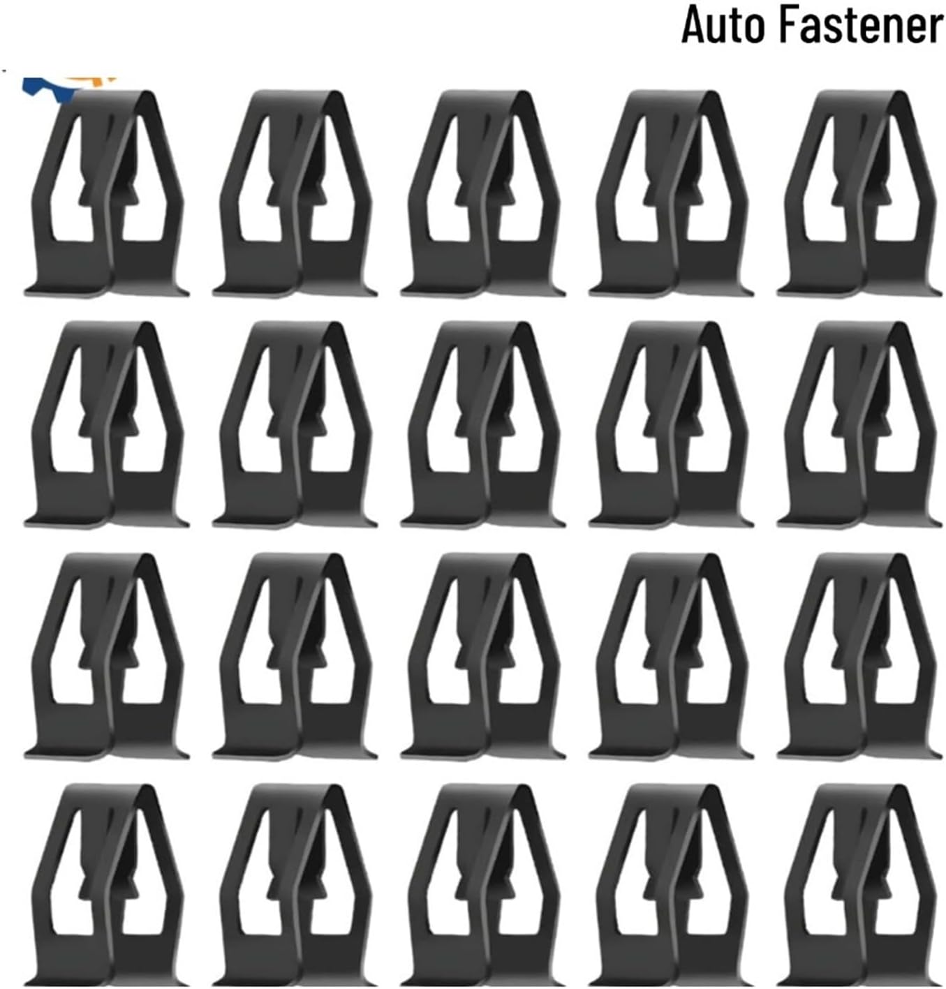 20PCS Universal Instrument Center Console Fixed Clamp Automotive Metal Iron