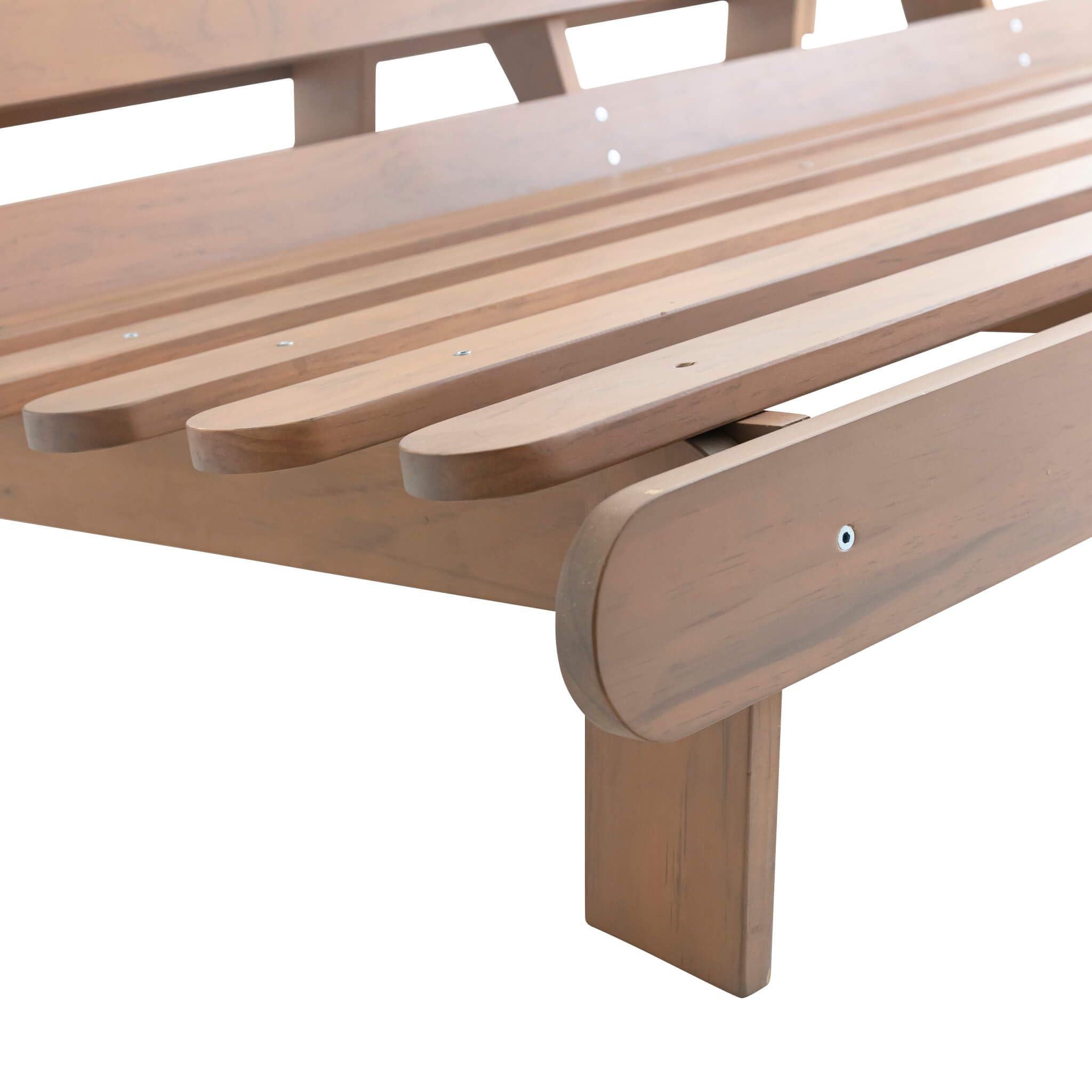 Terre de Nuit - Ensemble Matelas futon en Coton et Structure en Bois Massif Taupe 140x200 Gris en Pin Massif - Gris
