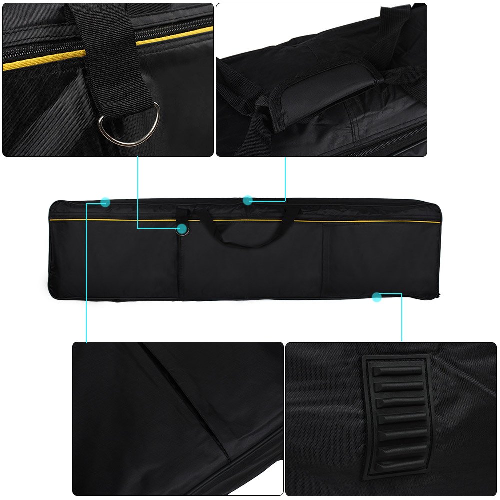 Custodia Imbottita per Tastiera Elettrica a 88 tasti, in Tessuto Oxford Gig Bag Portatile