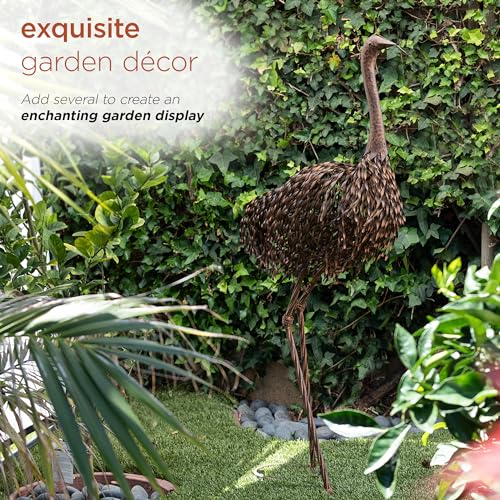 Alpine Corporation Tall Outdoor Metal Peaking Ostrich Statue for Yard Decoration
| Alpine Corporation 45" Tall Outdoor Metal Peaking Ostrich Standing Yard Decor
| Alpine Corporation Metal Peaking Ostrich Standing Yard Statue for Outdoor Decoration