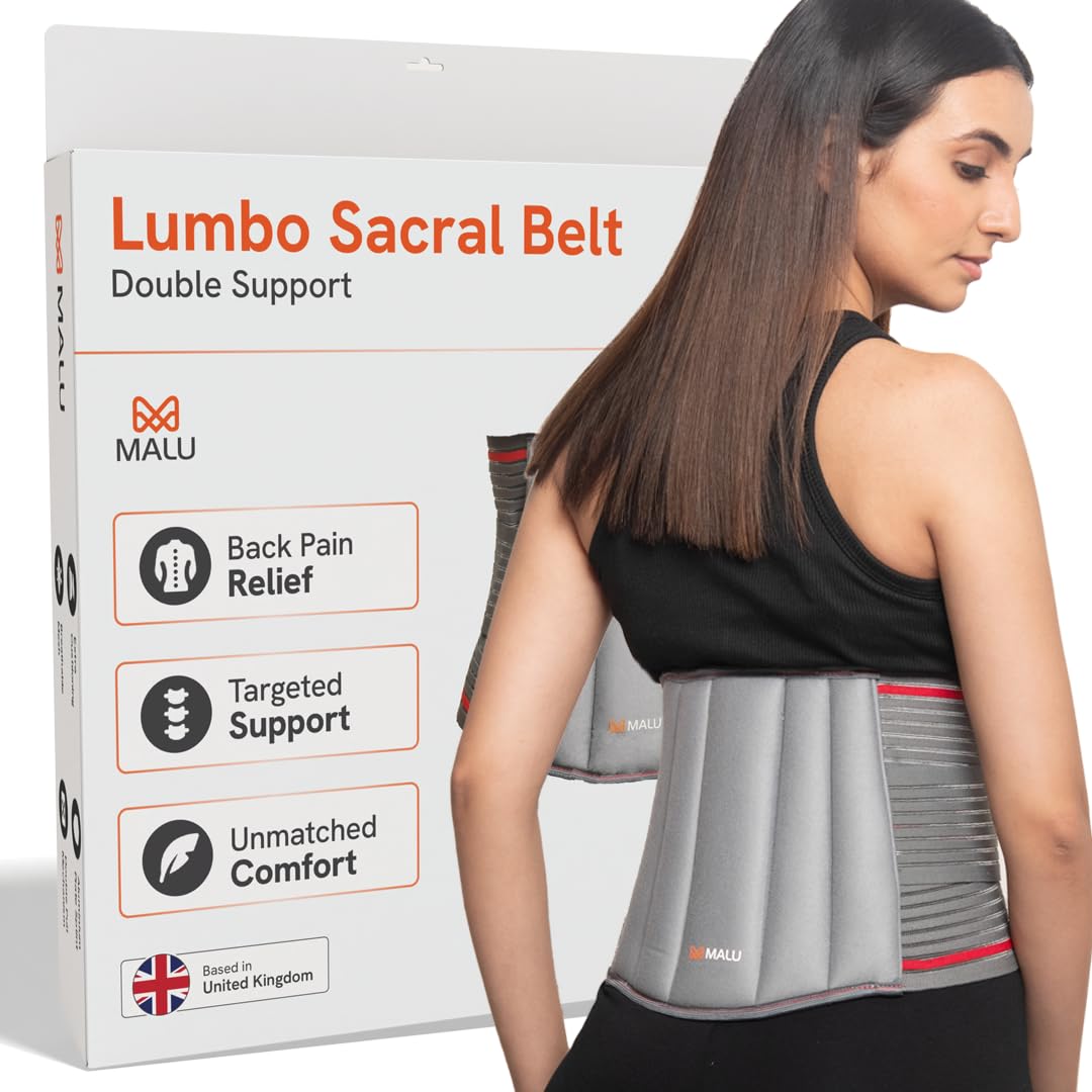 Malu Adjustable Back Support Belt for Pain Relief & Lower Back Support – Lumbar Belt for Men & Women, Ideal for Daily Use, Posture Correction, and Spine Support, Best for Back Pain Relief & Comfort (B0DD1RMJ4W) Amazon Price History, Amazon Price Tracker