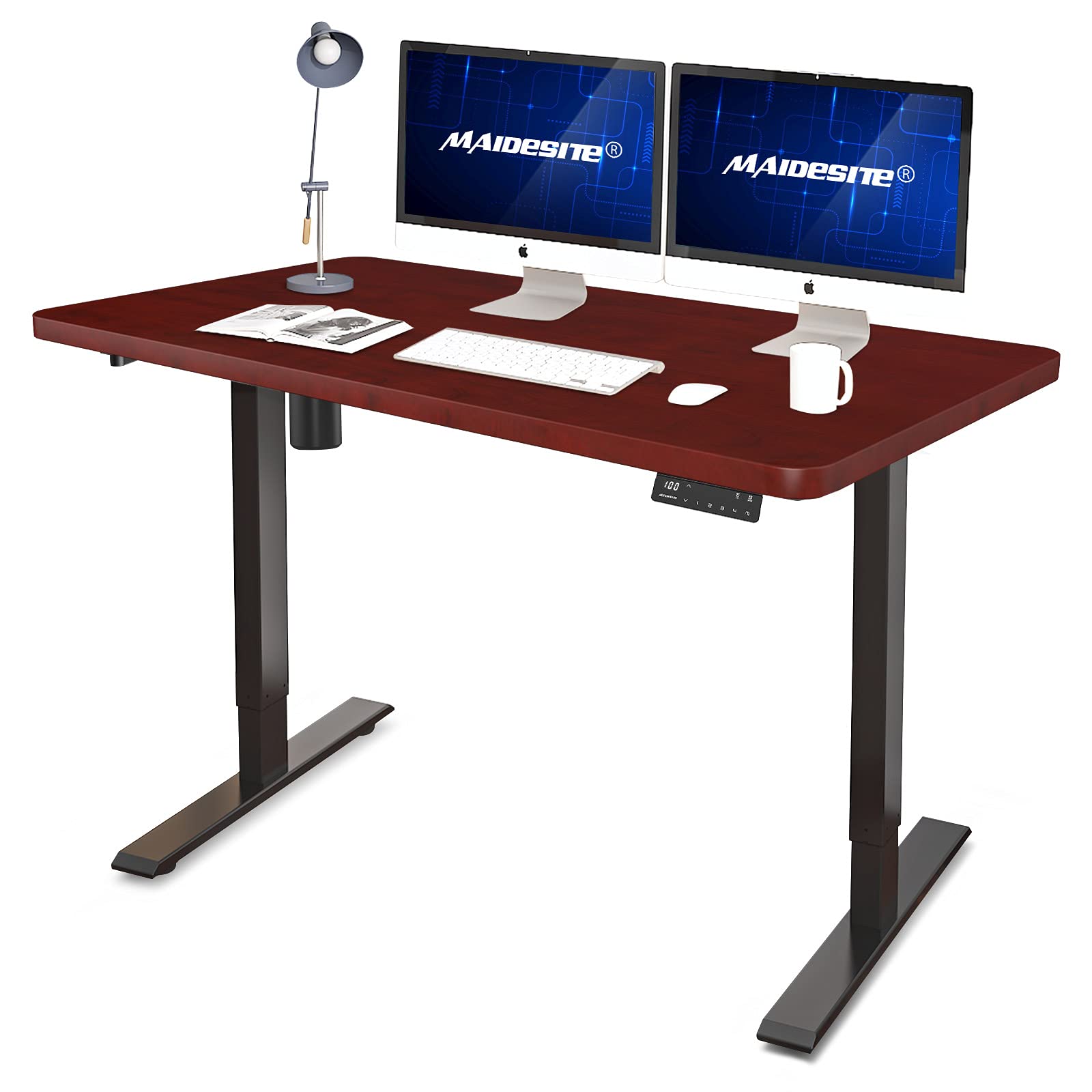 Buy Standing Desk 55 x 28 Inches Electric Height Adjustable Computer