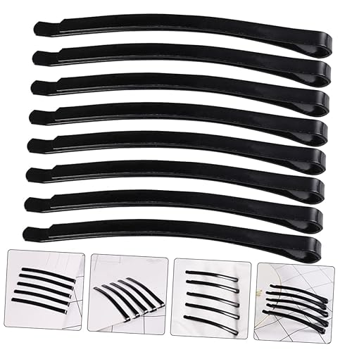 Miniatura 8 de 50 pinzas laterales para el cabello, pinzas para el cabello, pinzas negras hechas a mano, pasadores de metal para el cabello, pinzas para el cabello