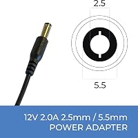 LEYF 12V 2A univerzális tápegység 100-240V AC adapter 90cm kábellel - 12 V 2 A 2