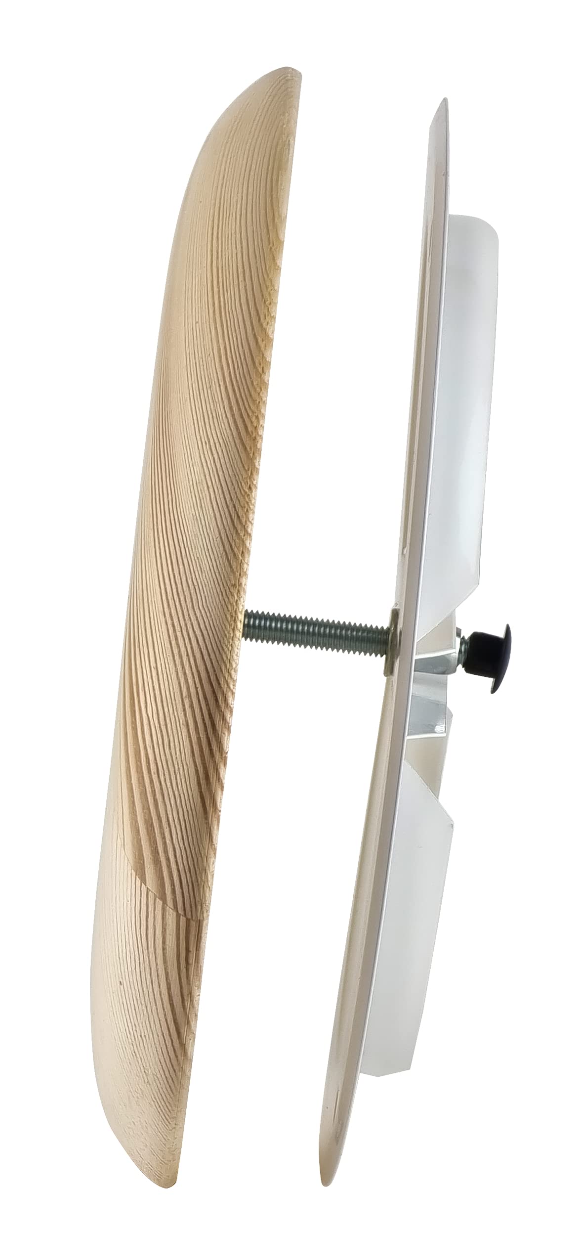 Steinberg14 Diffusore In Legno Per Sauna - 125mm Griglia Di Ventilazione In Legno - Valvola A Disco Regolata - Copertura Per Condotto Rotondo - Valvola Di Alimentazione E Scarico Dell'aria