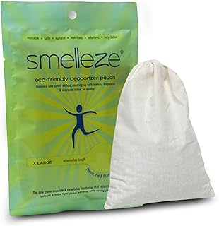 SMELLEZE Reusable Formaldehyde Odor Remover Deodorizer XXL Pouch: Rids Formaldehyde Smell Without Scents in 300 Sq. Ft.