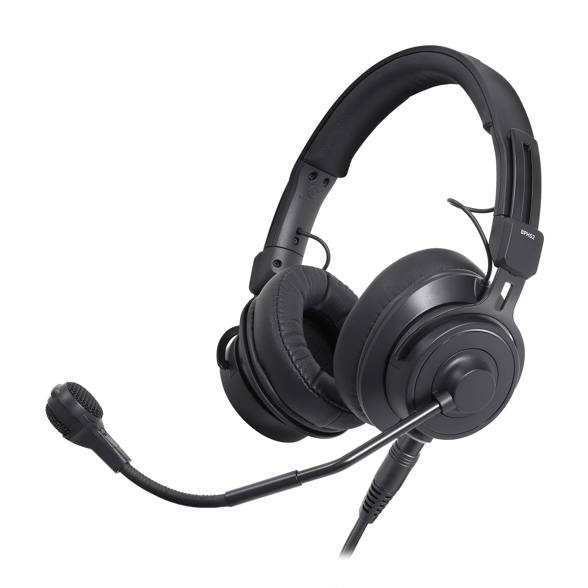 Audio-Technica BPHS2a Yayın Stereo Kulaklık Dinamik Mikrofonlu (XLR + 6.3mm)