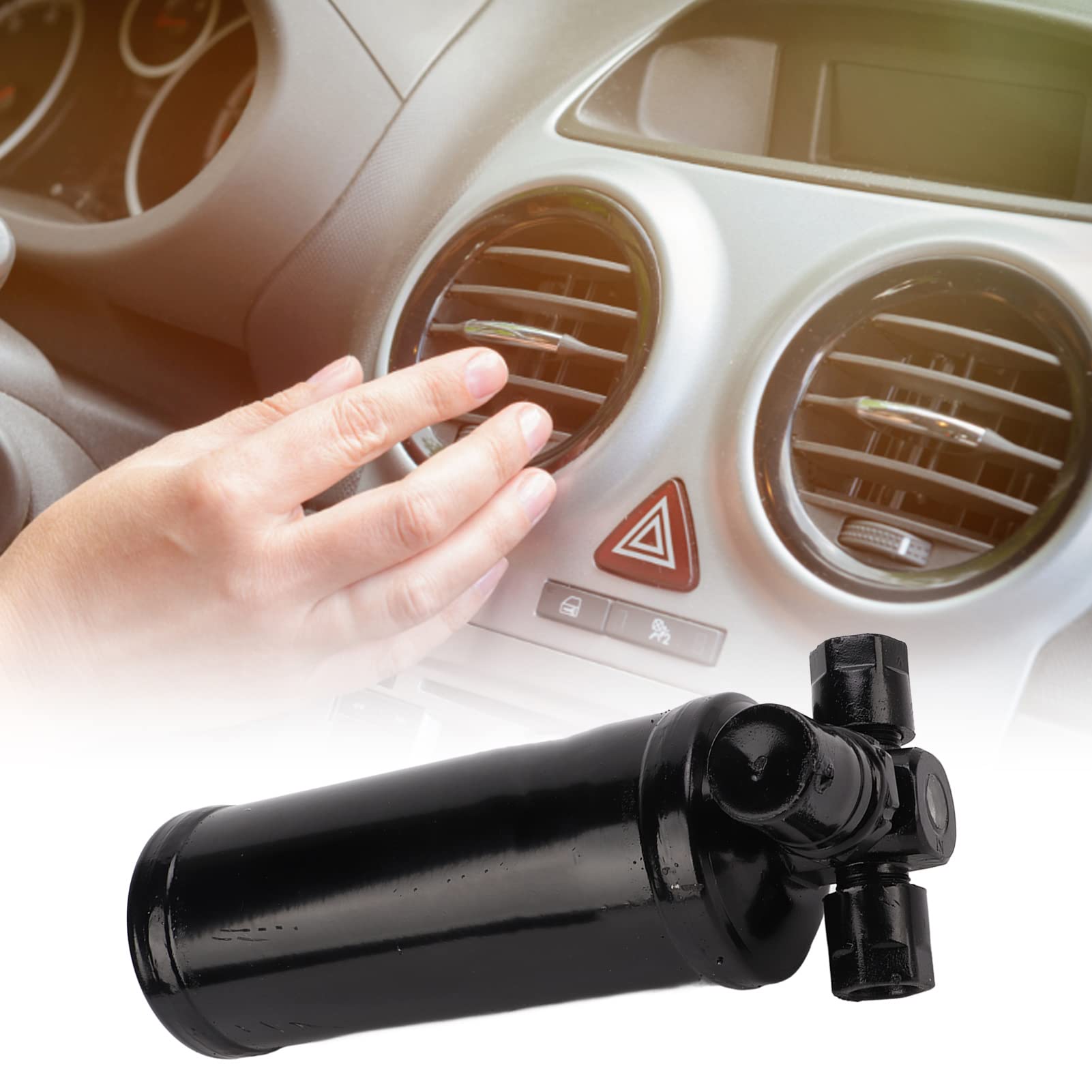 Sèche-récepteur AC, accumulateur de climatiseur de voiture Sèche-récepteur AC robuste en métal universel pour automobile