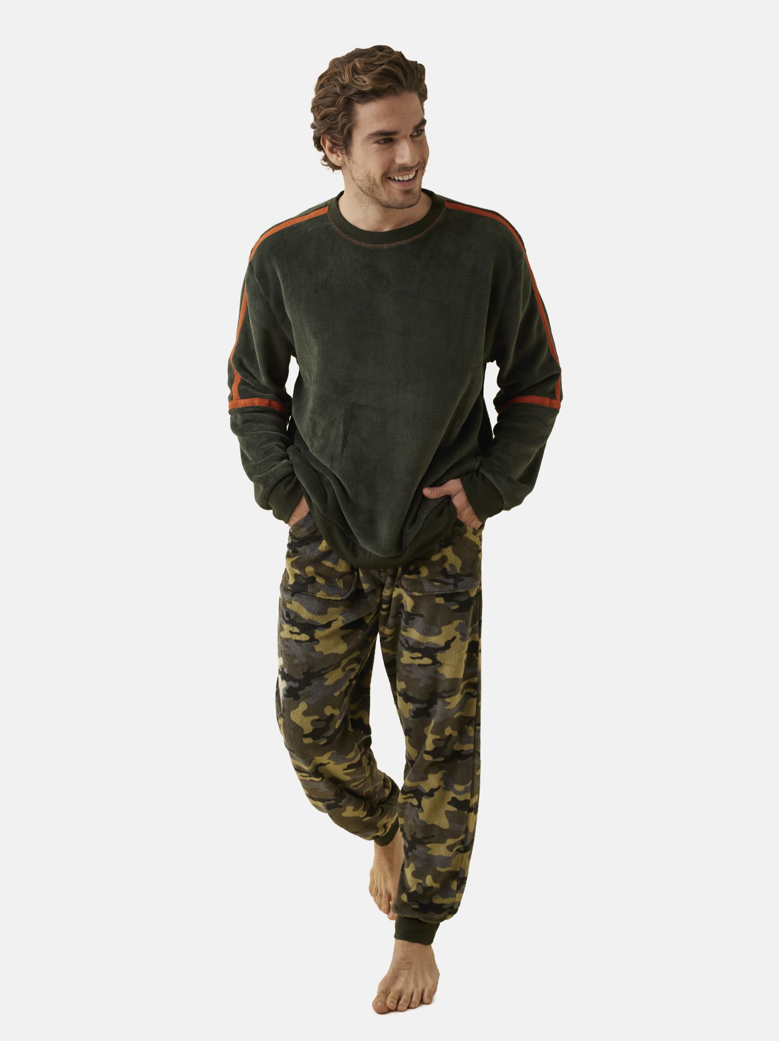Pijama Largo Hombre Invierno Camuflaje H33082 - Promise